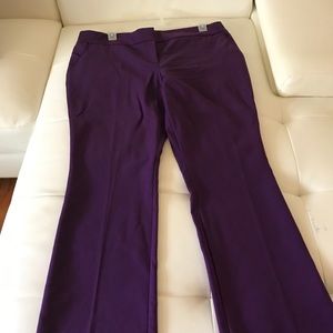 Straight leg trousers
